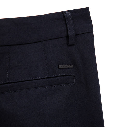 Norse Projects Benn Relaxed Light Wool Pleated Short Dark Navy N35-06127004 Degli Uberti